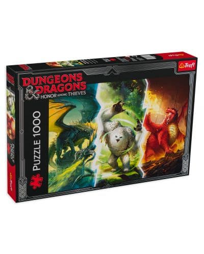 Пъзел Trefl от 1000 части - Легендарни чудовища от Dungeons &amp; Dragons