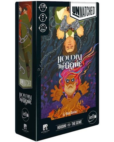Настолна игра за двама Unmatched: Houdini vs. The Genie - стратегическа