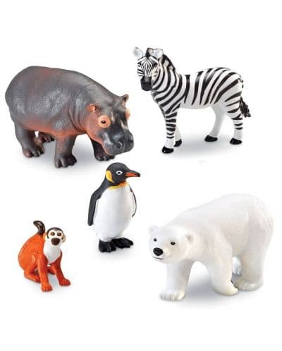 Комплект фигурки Learning Resources - Животни от зоопарка