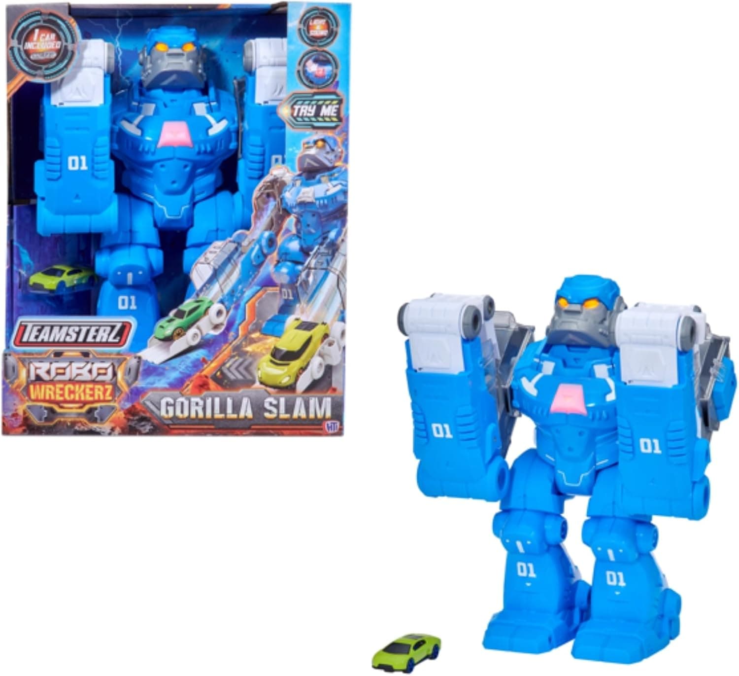 HTI TEAMSTERZ Robo Wreckerz Горила Изстрелвачка с Кола