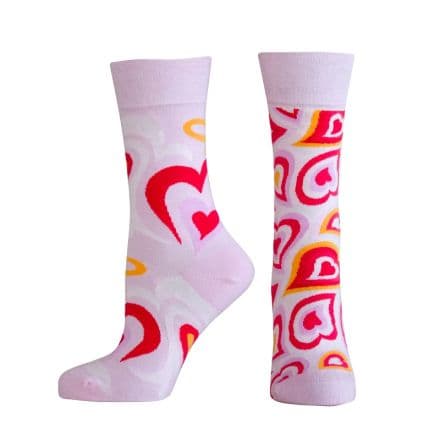HAPPY FOOTTOPIA Чорапи памук сърца р-р 39-42