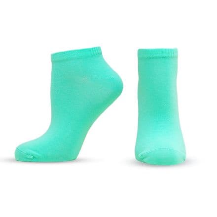 HAPPY FOOTTOPIA Чорапи къс конч бамбук тюркоаз, 39-42