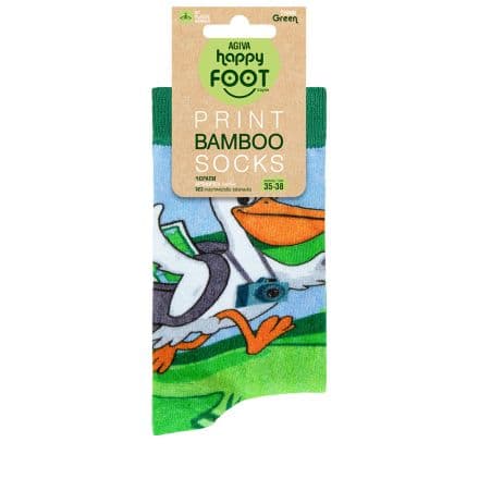 HAPPY FOOTTOPIA Чорапи пеликан, р-р 35-38