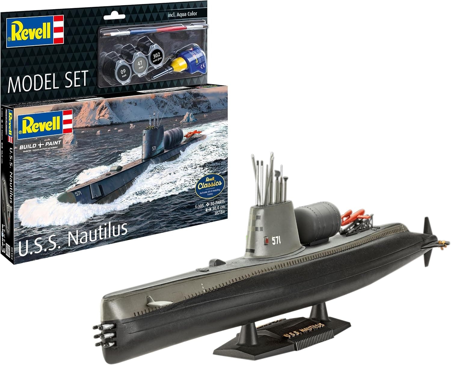 Revell Model Set U.S.S. Nautilus 1:305