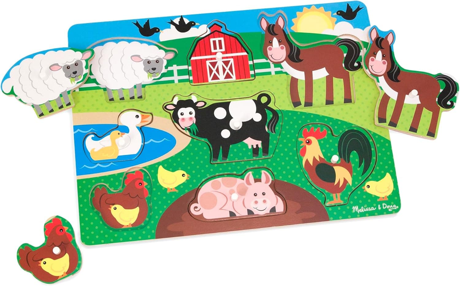 Пъзел ферма - 8 части - Melissa & Doug