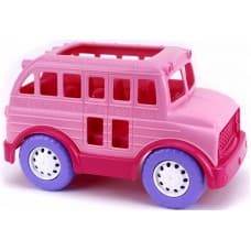 автобус розов 27х15х14