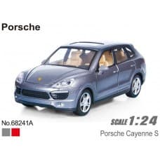 метален точен модел кола 1:24 Porsche Cayenne с отваряеми врати преден капак и багажник