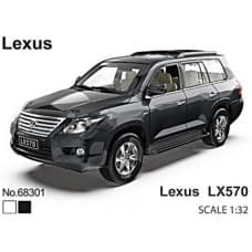 метален точен модел кола 1:32 Lexus LX570 засилване с издърпване назад отваряеми врати и капак