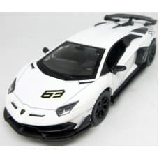 метален точен модел кола 1:43 Lamborghini Aventador SVJ с амортисьори и отварящи се врати