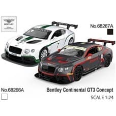 метален точен модел кола 1:24 Bentley Continental GT3 Concept с отваряеми врати преден капак и багажник