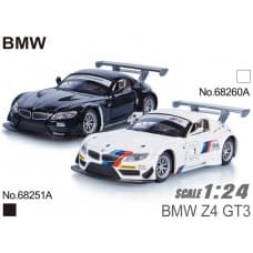 метален точен модел кола 1:24 BMW Z4 GT3 с отваряеми врати преден капак и багажник
