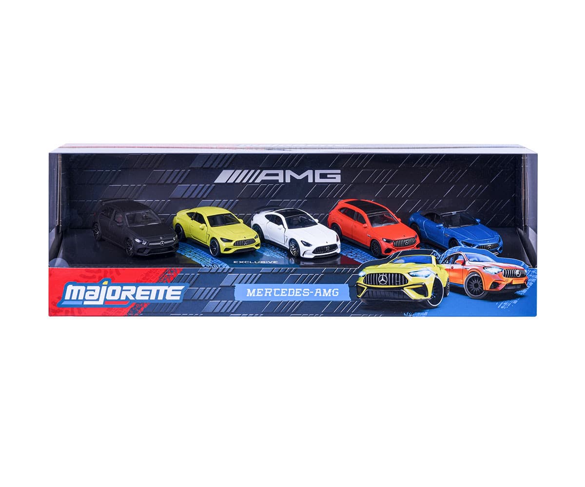 Majorette - Подаръчен комплект 5 части: Mercedes-AMG