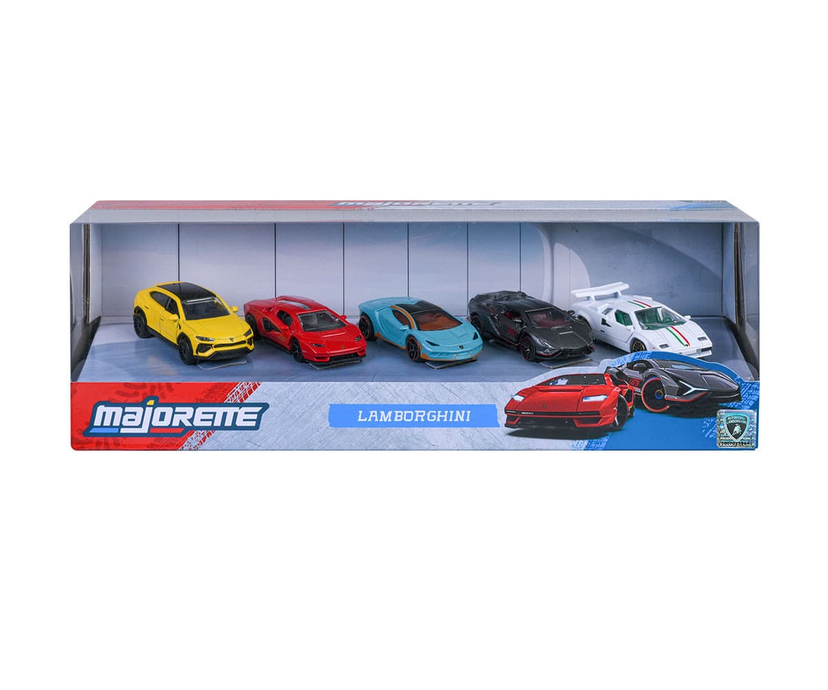 Majorette - Подаръчен комплект 5 части: Lamborghini