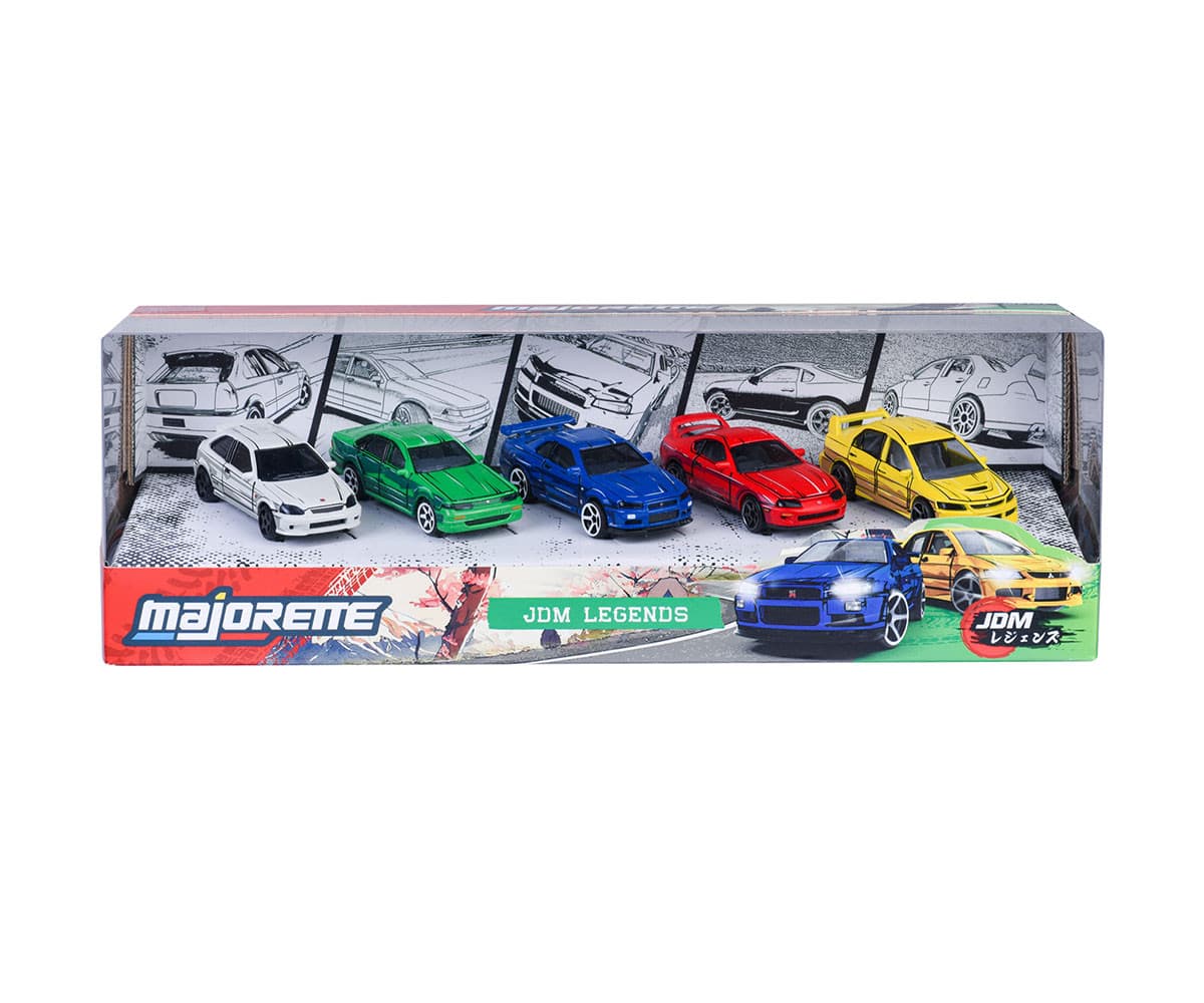 Majorette - Подаръчен комплект 5 части: JDM Legends Anime