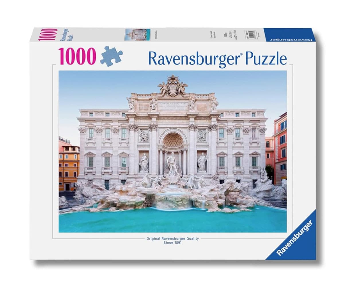 Пъзел Ravensburger 1000 ел. - Фонтан ди Треви, Италия