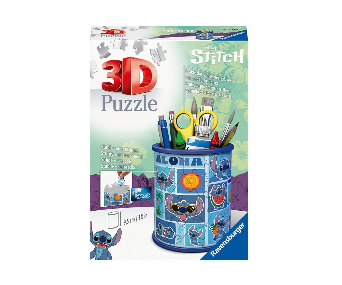 3D пъзел Ravensburger 54 ел. - Моливник: Дисни Стич