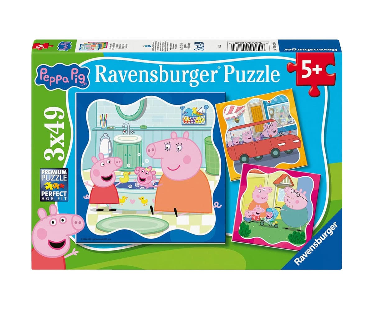 Пъзел Ravensburger 3x49 ел. - Пепа Пиг