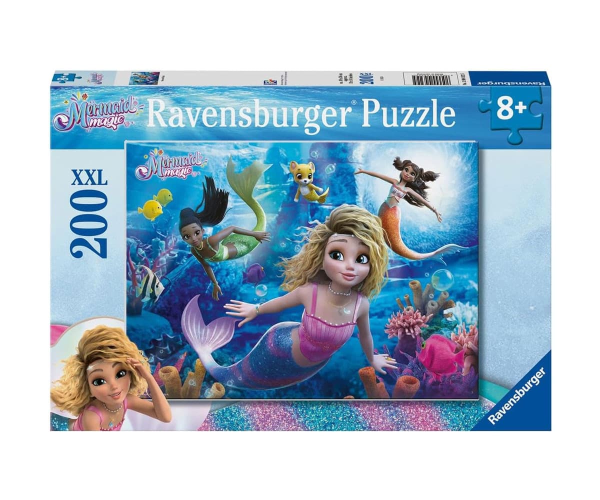 Пъзел Ravensburger 200 ел. XXL - Магията на русалките