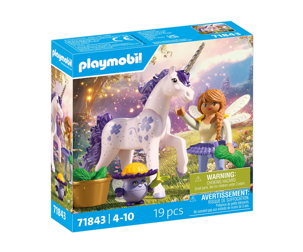 Playmobil - Еднорог: Лавандула за късмет с фея