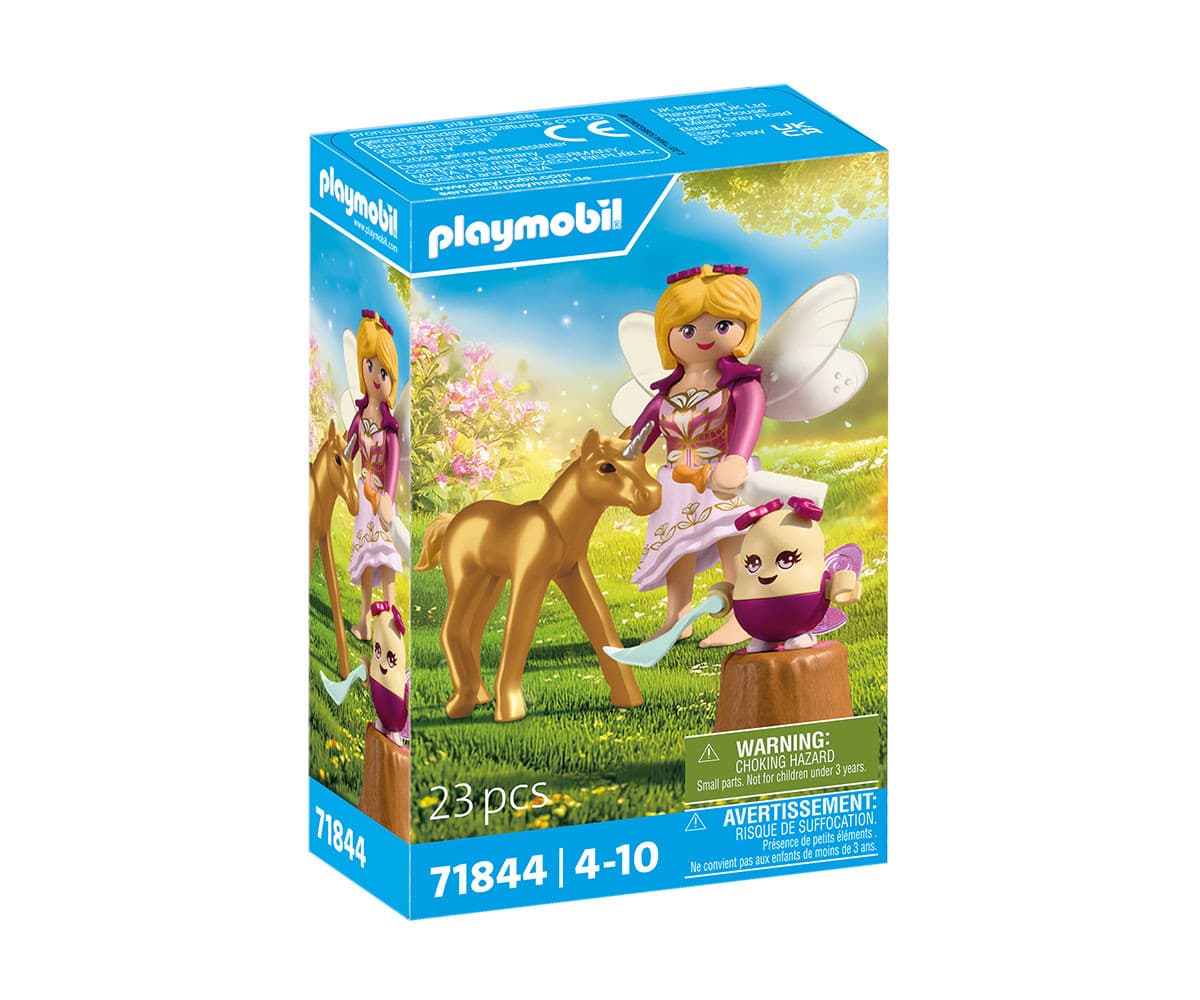 Playmobil - Златен еднорог с фея