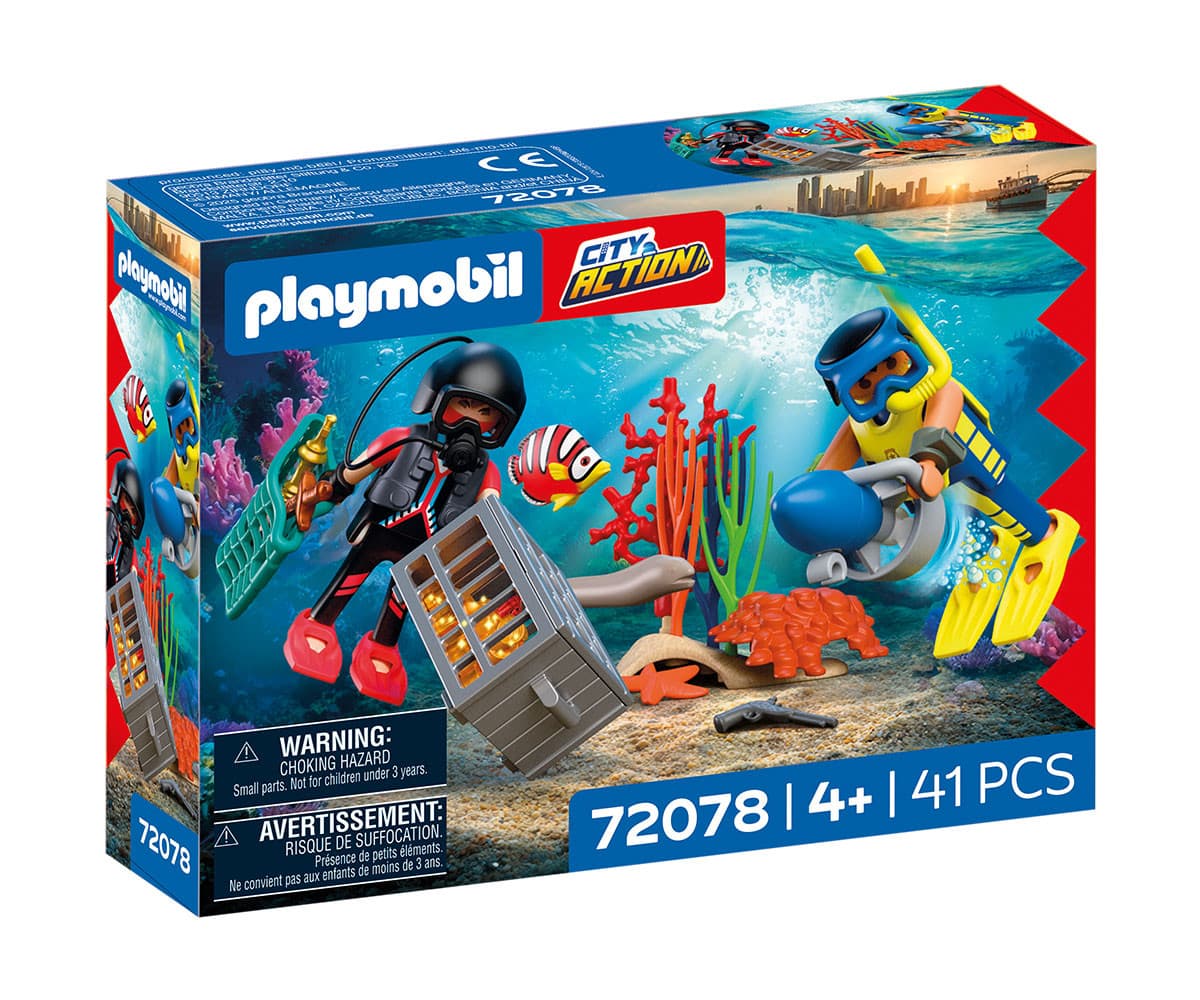 Playmobil - Полицай водолаз със съкровище
