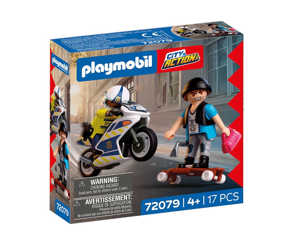 Playmobil - Преследване с мотоциклет