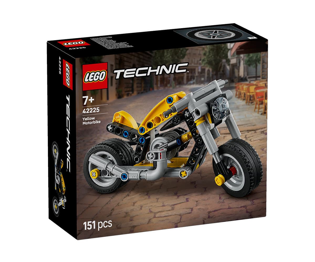 LEGO® Technic 42225 - Жълт мотоциклет
