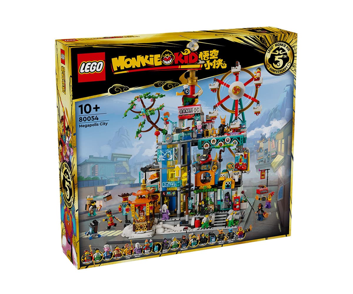 LEGO® Monkie Kid™ 80054 - Пета годишнина на Мegapolis Цity