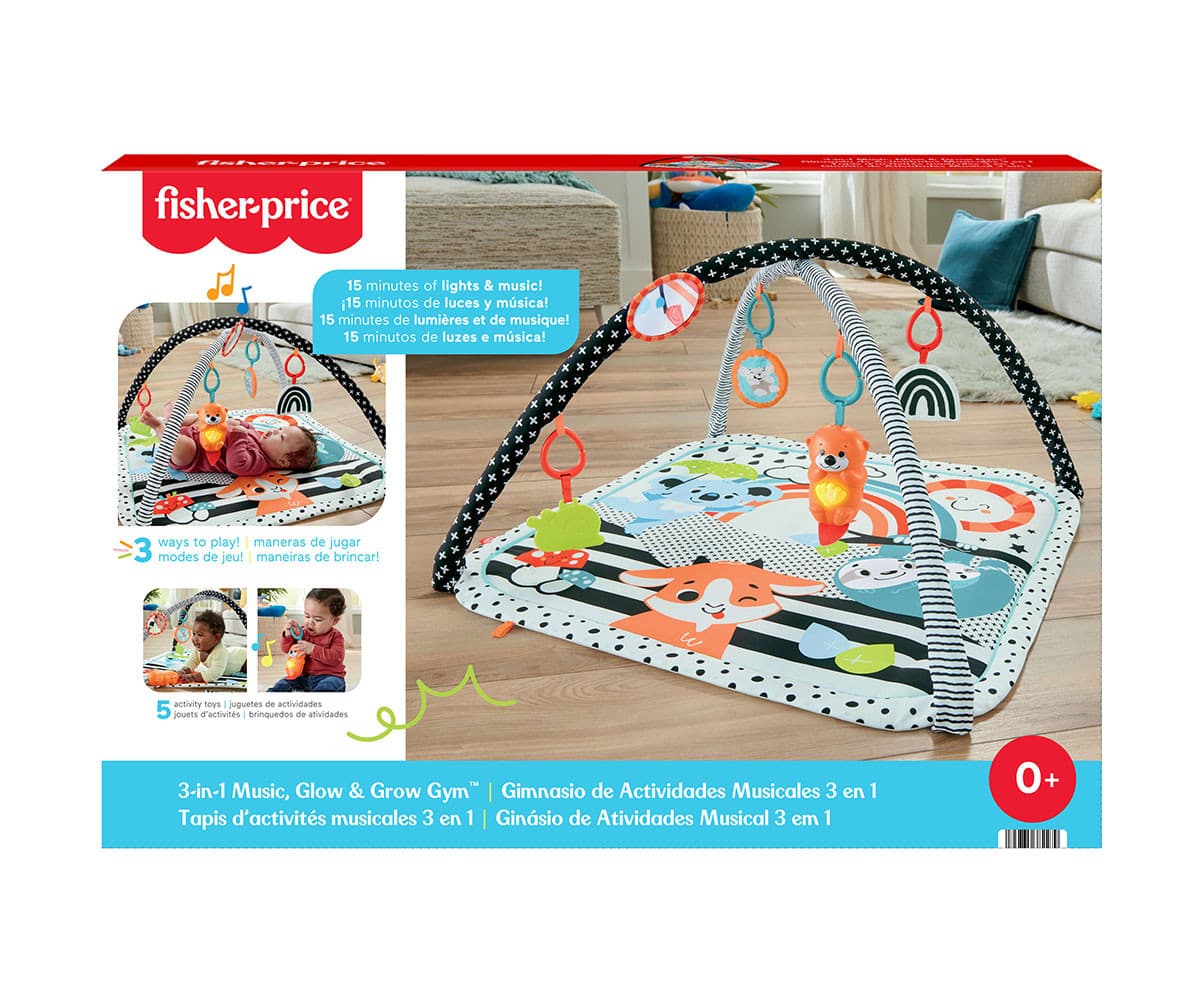 Fisher Price - Музикална активна гимнастика 3в1