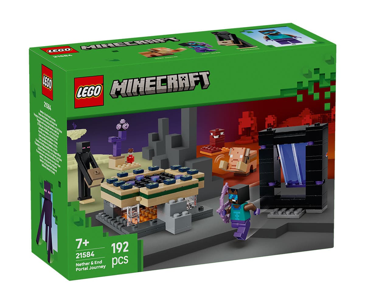 LEGO® Minecraft 21584 - Пътешествие през портала към ада и края
