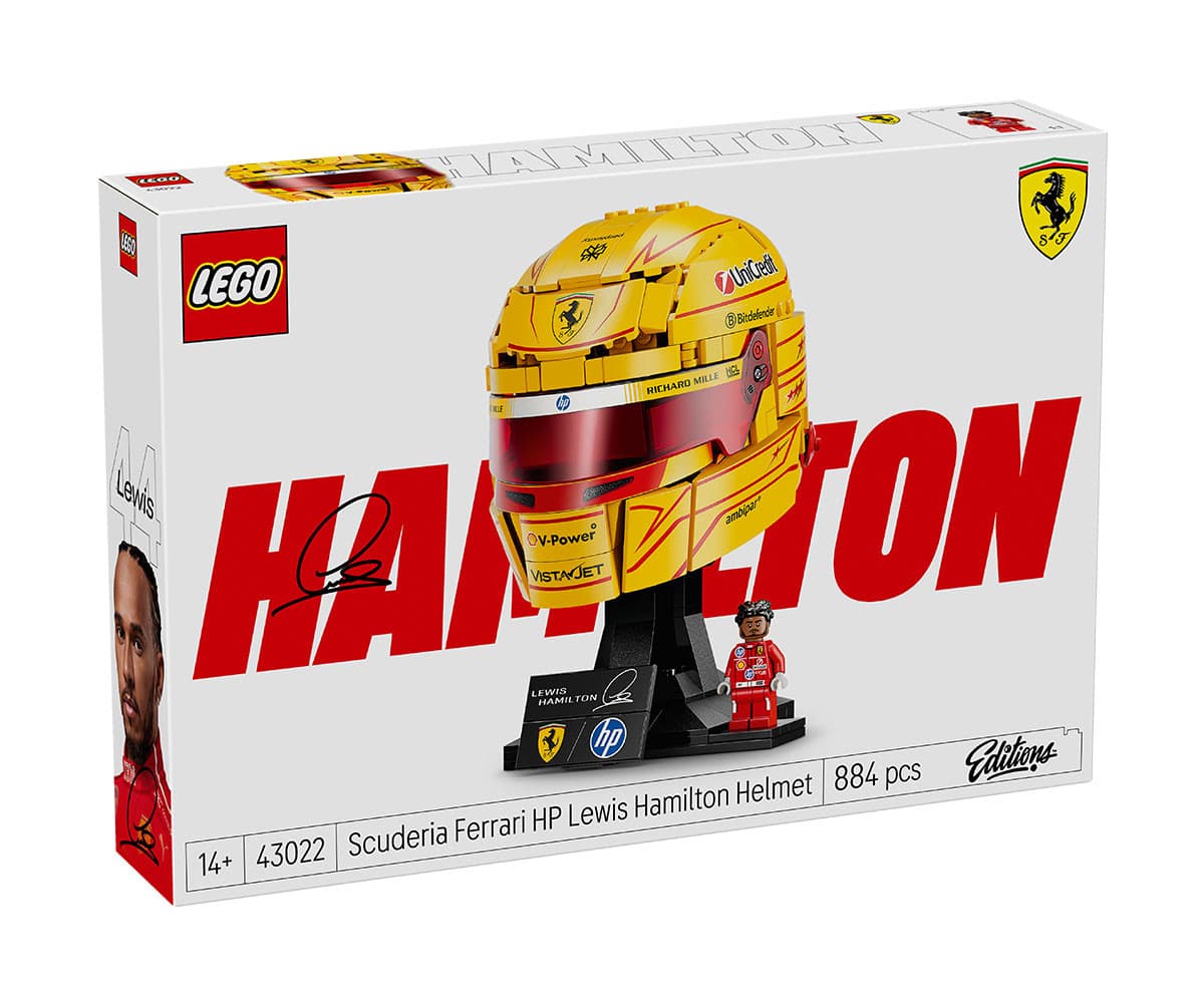 LEGO® Editions 43022 - Каска на Луис Хамилтън от отбора на Scuderia Ferrari HP