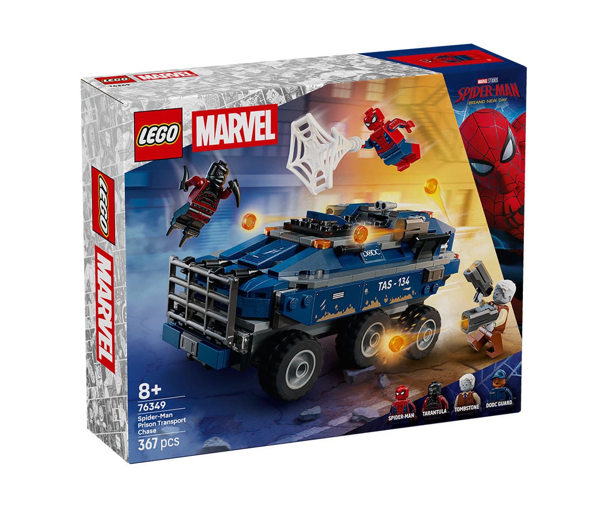 LEGO® Marvel Super Heroes 76349 - Преследване на затворнически транспорт със Спайдърмен