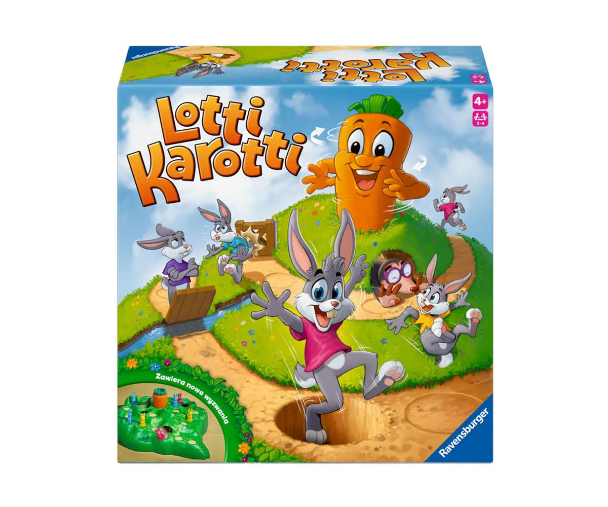 Настолна игра Ravensburger - Lotti Karotti: Забавно зайче