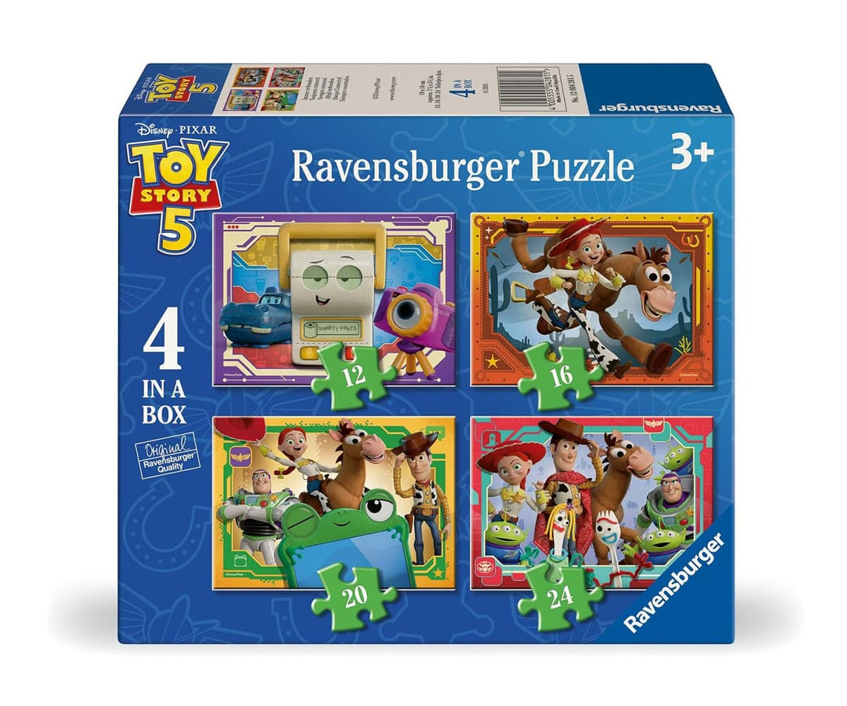 Пъзел Ravensburger 4-в-1: 12/16/20/24 ел. - Играта на играчките 5