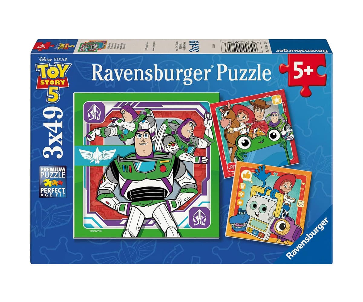 Пъзел Ravensburger 3x49 ел. - Играта на играчките 5