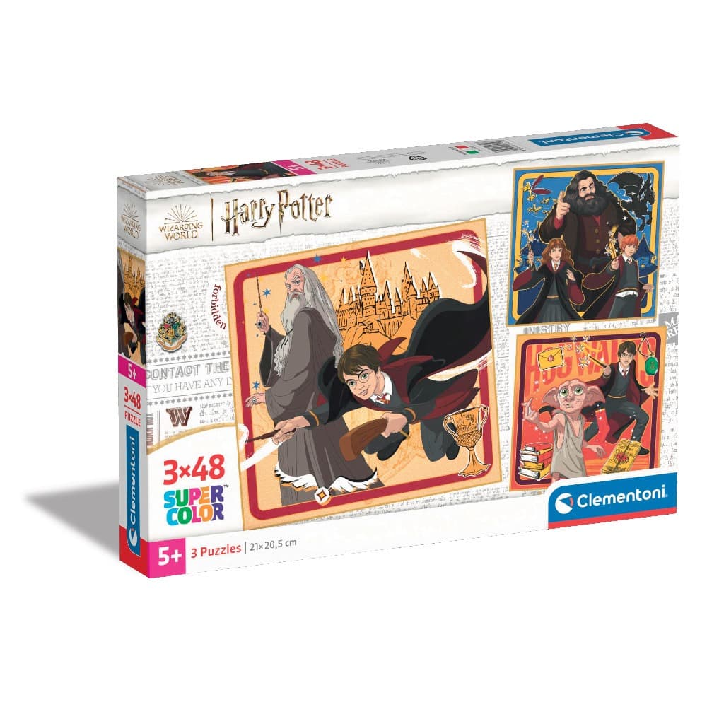CLEMENTONI 3x48ч. Пъзел Harry Potter
