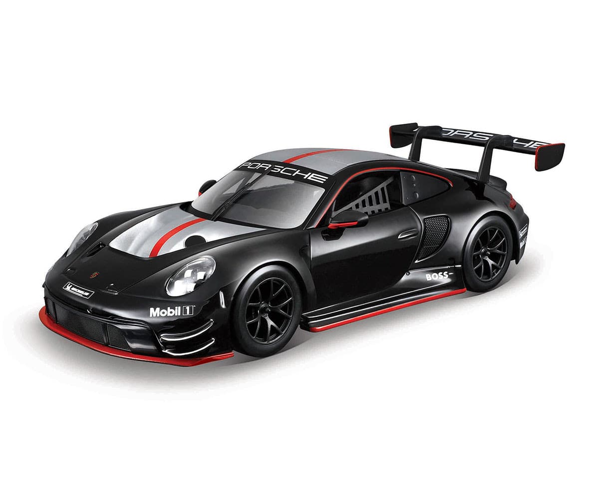 Bburago - модел на кола 1:24 - Porsche 911 GT3R 2023, черен цвят