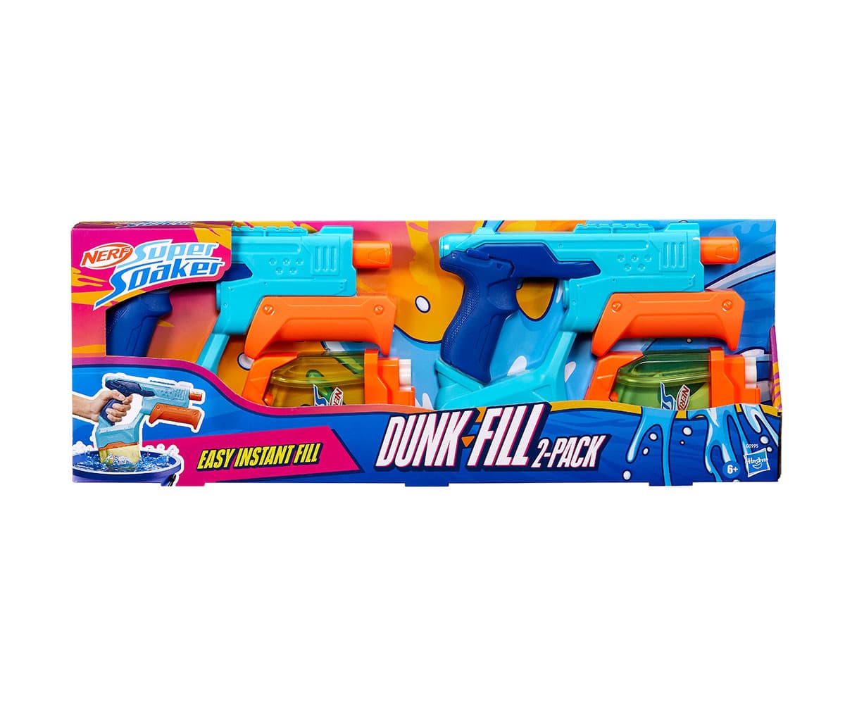 Нърф - Super Soaker: Комплект 2 броя воден пистолет Dunk Fill