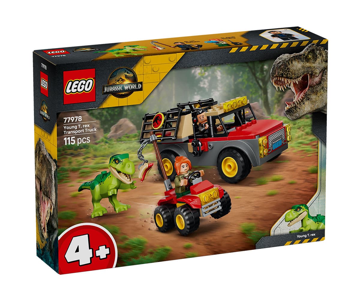 LEGO® Jurassic World 77978 - Камион за транспортиране на млад тиранозавър рекс