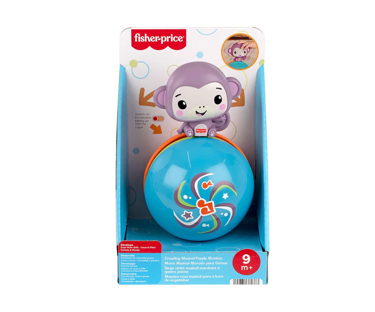 Fisher Price - Музикална топка с маймунка