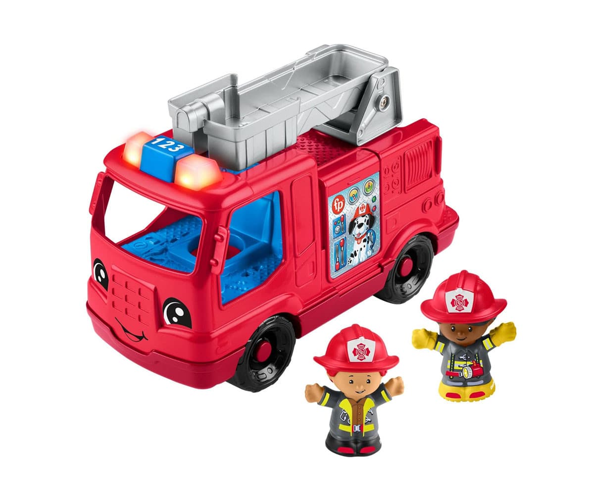 Fisher Price - Литъл пийпъл: Голяма пожарна със звук и светлини
