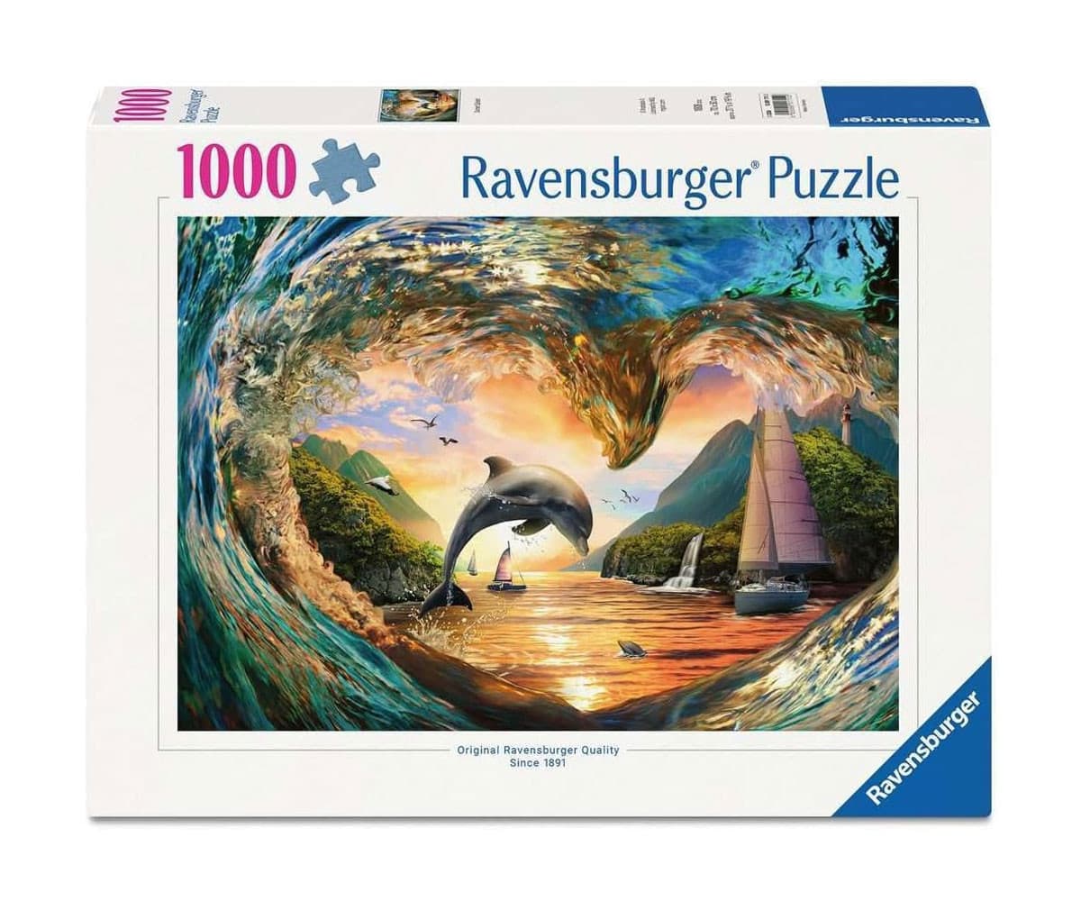 Пъзел Ravensburger 1000 ел. - Пръски по залез