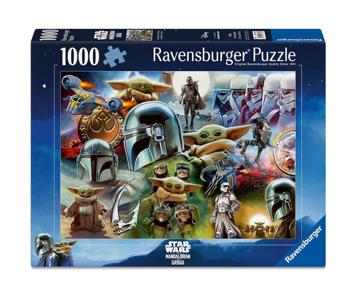Пъзел Ravensburger 1000 ел. - Междузвездни войни: Мандалорецът и Грогу