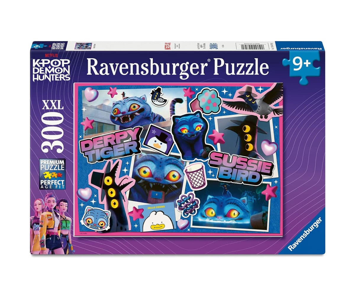 Пъзел Ravensburger 300 ел. XXL - KPop Demon Hunters: Дърпи и Сюзи