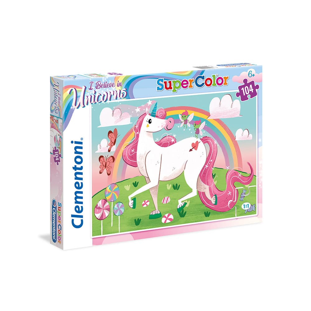 CLEMENTONI Пъзел 104ч I BELIEVE IN UNICORNS 1