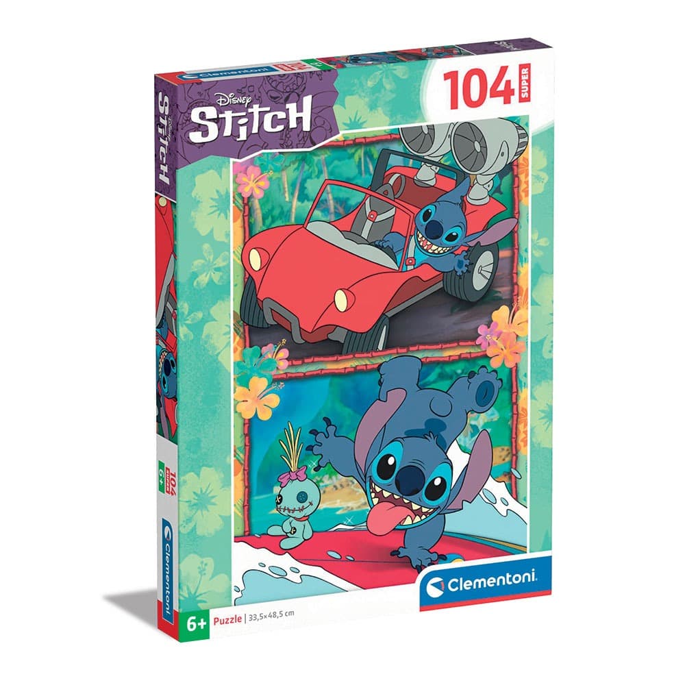 CLEMENTONI 104ч. Пъзел Disney Stitch