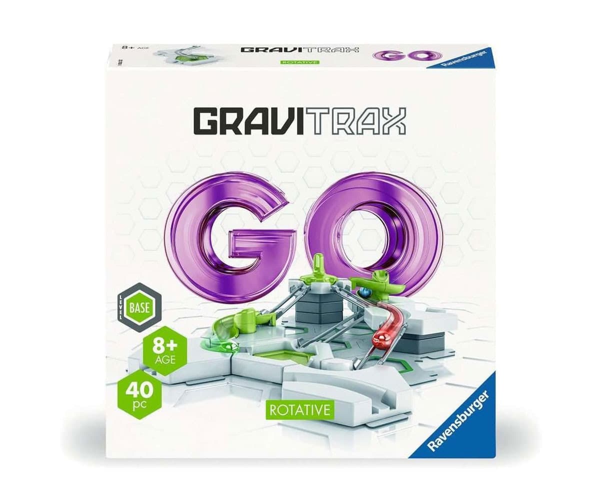 Настолна игра Ravensburger GraviTrax - Стартов комплект: GO Въртяща се