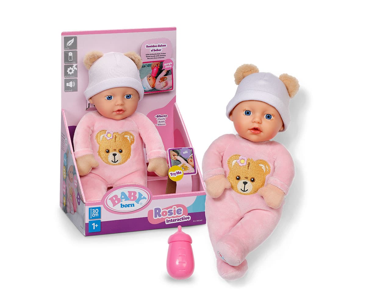 Baby Born - Интерактивна кукла Роузи, 30 см