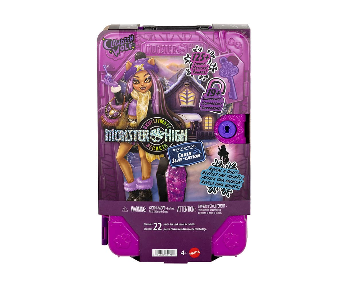 Кукла Monster High - Комплект куфар с Клодийн Улф