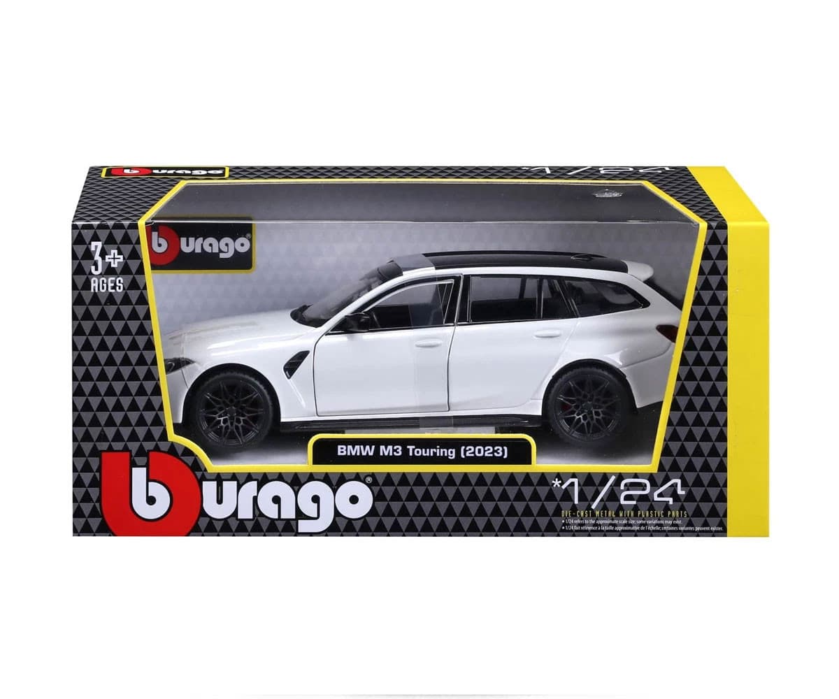 Bburago - модел на кола 1:24 - BMW M3 Touring (2023), матов сив